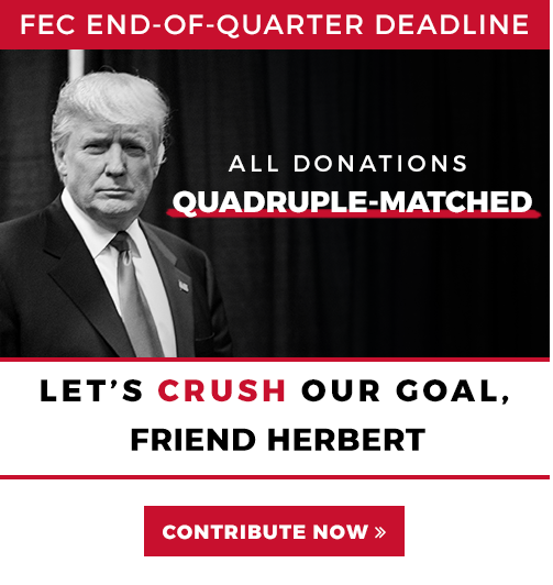 Help us CRUSH our End-of-Quarter Goal and your contribution will be QUADRUPLE-MATCHED.