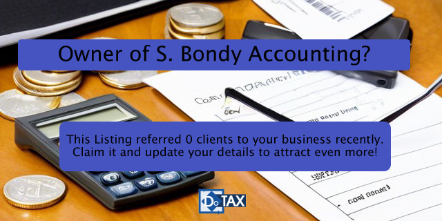 S. Bondy Accounting