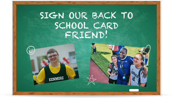 SIGN OUR BACK TO SCHOOL CARD