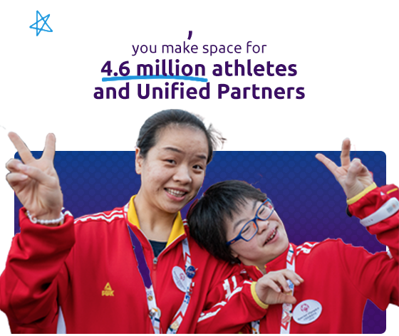 You make space for 4.6 million athletes...