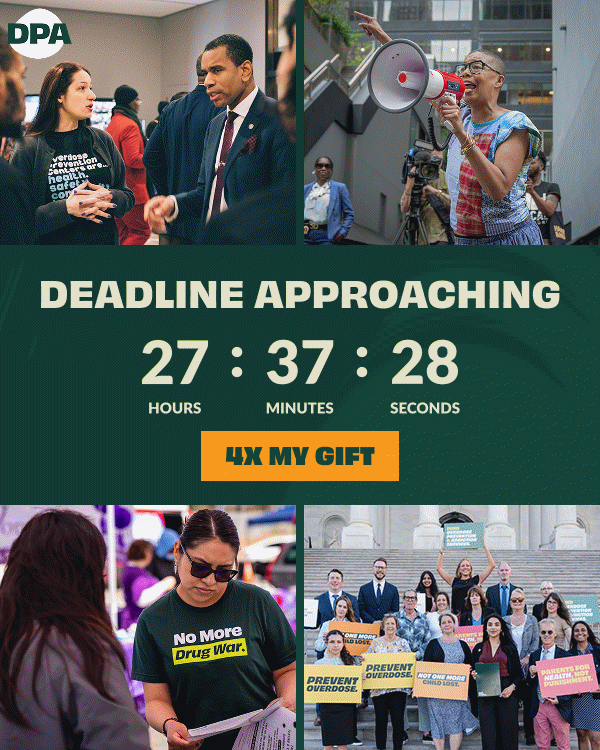 Deadline approaching. Clock counting down to midnight