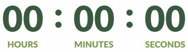 A graphic clock counting down to midnight tonight.