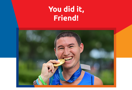 You did it!