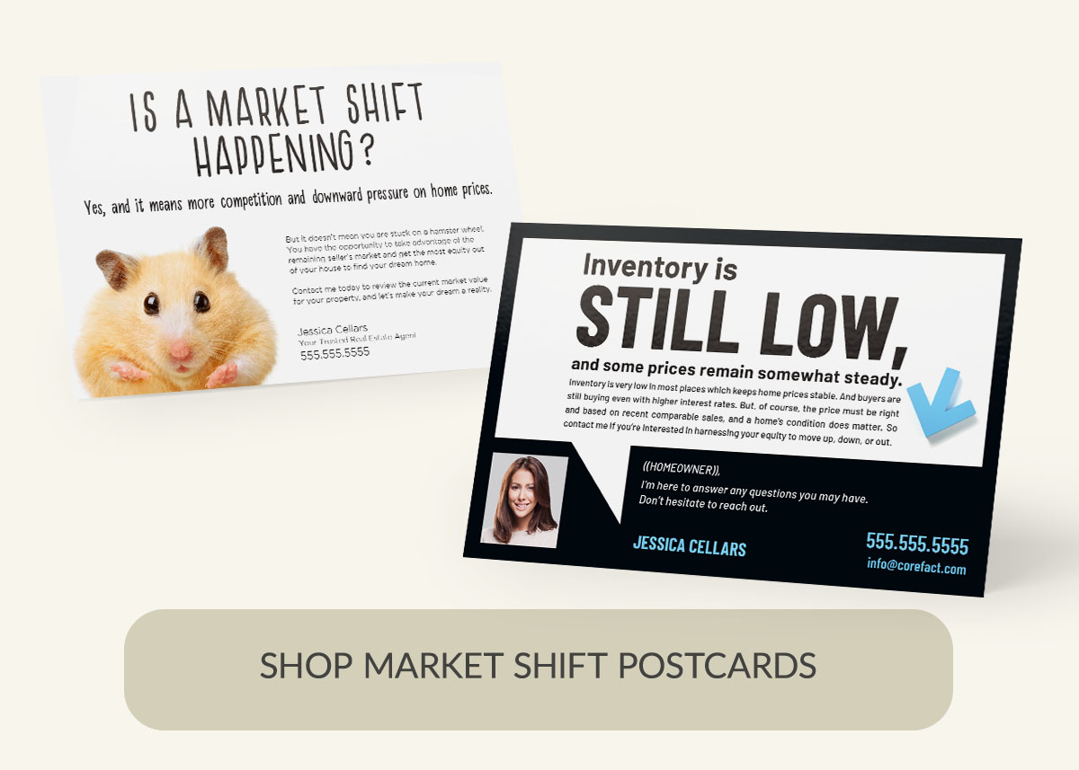 Shop Market Shift Postcards